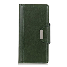 Leather Case Stands Flip Cover L08 Holder for Huawei P40 Lite E Green