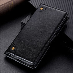 Leather Case Stands Flip Cover L08 Holder for Motorola Moto G 5G Black