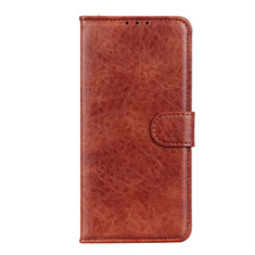 Leather Case Stands Flip Cover L08 Holder for Nokia 8.3 5G Brown