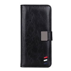 Leather Case Stands Flip Cover L08 Holder for Realme 7 Black