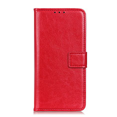 Leather Case Stands Flip Cover L08 Holder for Realme V5 5G Red