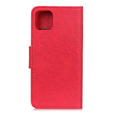 Leather Case Stands Flip Cover L09 Holder for Huawei Honor 30S Red