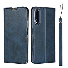 Leather Case Stands Flip Cover L09 Holder for Huawei P Smart Pro (2019) Blue