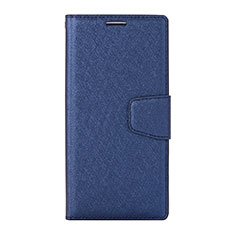 Leather Case Stands Flip Cover L09 Holder for Huawei P20 Pro Blue