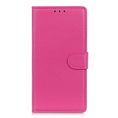 Leather Case Stands Flip Cover L09 Holder for LG K41S Hot Pink