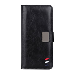 Leather Case Stands Flip Cover L09 Holder for Oppo Reno5 Pro 5G Black