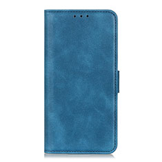 Leather Case Stands Flip Cover L09 Holder for Realme X7 5G Sky Blue