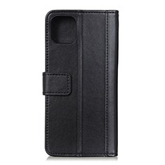 Leather Case Stands Flip Cover L09 Holder for Samsung Galaxy A71 5G Black