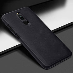 Leather Case Stands Flip Cover L09 Holder for Xiaomi Redmi 8 Black