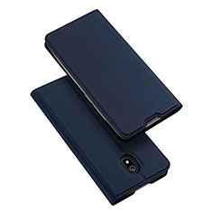 Leather Case Stands Flip Cover L09 Holder for Xiaomi Redmi 8A Blue