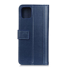 Leather Case Stands Flip Cover L10 Holder for Huawei Honor 30S Blue