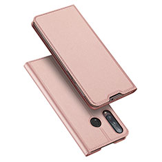 Leather Case Stands Flip Cover L10 Holder for Huawei Honor 9C Rose Gold