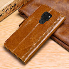 Leather Case Stands Flip Cover L10 Holder for Huawei Mate 20 Orange