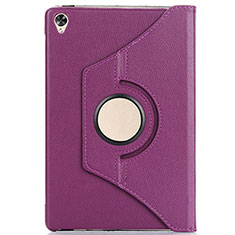 Leather Case Stands Flip Cover L10 Holder for Huawei MediaPad M6 10.8 Purple