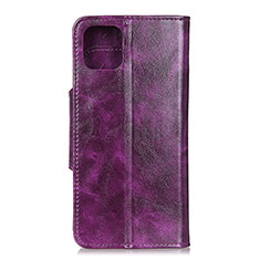 Leather Case Stands Flip Cover L10 Holder for Samsung Galaxy A71 4G A715 Purple