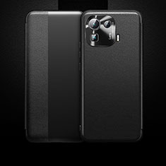 Leather Case Stands Flip Cover L10 Holder for Xiaomi Mi 11 Pro 5G Black