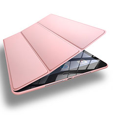 Leather Case Stands Flip Cover L11 for Apple New iPad 9.7 (2018) Rose Gold