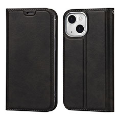 Leather Case Stands Flip Cover L11 Holder for Apple iPhone 13 Black