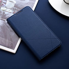 Leather Case Stands Flip Cover L11 Holder for Huawei Honor 10 Lite Blue