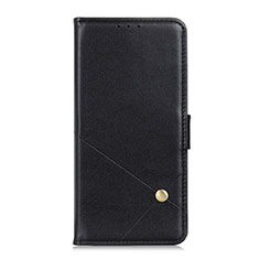 Leather Case Stands Flip Cover L11 Holder for Huawei Nova 8 SE 5G Black