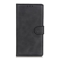 Leather Case Stands Flip Cover L11 Holder for Motorola Moto Edge Black