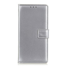 Leather Case Stands Flip Cover L11 Holder for Nokia 8.3 5G Silver
