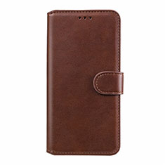 Leather Case Stands Flip Cover L11 Holder for Oppo A91 Brown