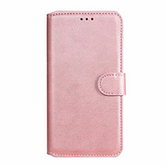 Leather Case Stands Flip Cover L11 Holder for Oppo A91 Rose Gold