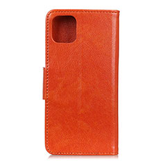Leather Case Stands Flip Cover L11 Holder for Samsung Galaxy A71 4G A715 Orange