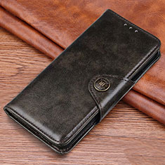 Leather Case Stands Flip Cover L11 Holder for Samsung Galaxy M21s Dark Gray