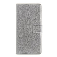 Leather Case Stands Flip Cover L11 Holder for Samsung Galaxy S20 FE 5G Silver