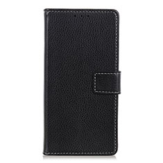 Leather Case Stands Flip Cover L11 Holder for Samsung Galaxy S20 Lite 5G Black