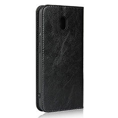 Leather Case Stands Flip Cover L11 Holder for Xiaomi Redmi 8A Black