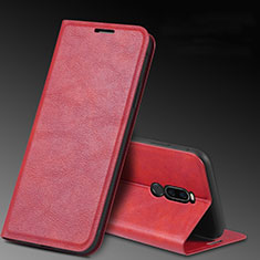 Leather Case Stands Flip Cover L12 Holder for Xiaomi Redmi 8 Red