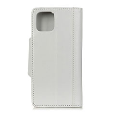 Leather Case Stands Flip Cover L14 Holder for Huawei Honor 30S White