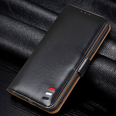 Leather Case Stands Flip Cover L14 Holder for Huawei P40 Lite E Black