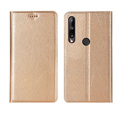 Leather Case Stands Flip Cover L15 Holder for Huawei Honor 9C Gold