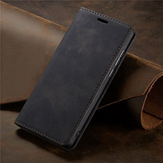 Leather Case Stands Flip Cover L15 Holder for Samsung Galaxy A71 5G Black
