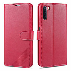 Leather Case Stands Flip Cover L16 Holder for Huawei Mate 40 Lite 5G Red