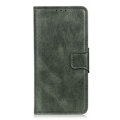 Leather Case Stands Flip Cover L16 Holder for Huawei Nova 6 SE Green
