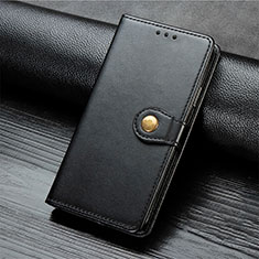 Leather Case Stands Flip Cover L16 Holder for Huawei P40 Lite E Black