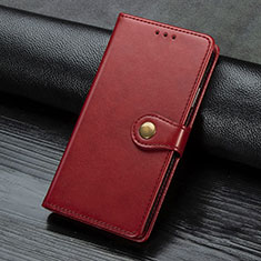 Leather Case Stands Flip Cover L16 Holder for Huawei P40 Lite E Red