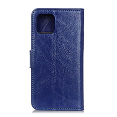 Leather Case Stands Flip Cover L17 Holder for Huawei Honor 30S Blue