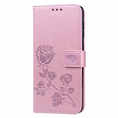 Leather Case Stands Flip Cover L17 Holder for Samsung Galaxy A31 Pink