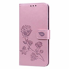 Leather Case Stands Flip Cover L17 Holder for Samsung Galaxy A51 5G Rose Gold
