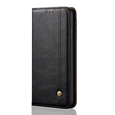 Leather Case Stands Flip Cover L18 Holder for Huawei Honor 30S Black