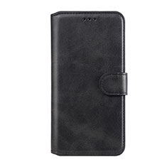 Leather Case Stands Flip Cover L19 Holder for Samsung Galaxy A41 Black