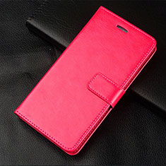 Leather Case Stands Flip Cover L20 Holder for Huawei Honor 30S Hot Pink