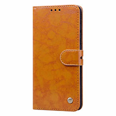 Leather Case Stands Flip Cover L23 Holder for Samsung Galaxy A71 5G Orange