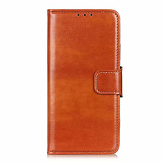 Leather Case Stands Flip Cover L25 Holder for Samsung Galaxy A71 4G A715 Orange